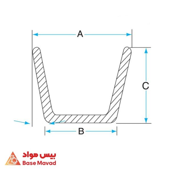 ابعاد بوته ذوب آلومینایی