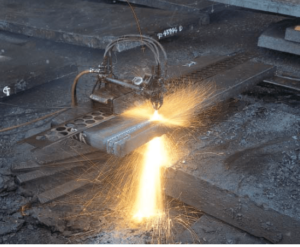 استفاده از پودر آهن در برش فولاد با گاز