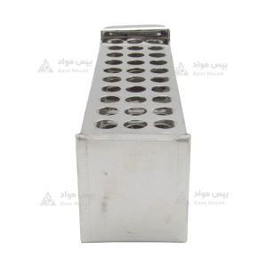 جا لوله استیل آزمایشگاهی 33 خانه