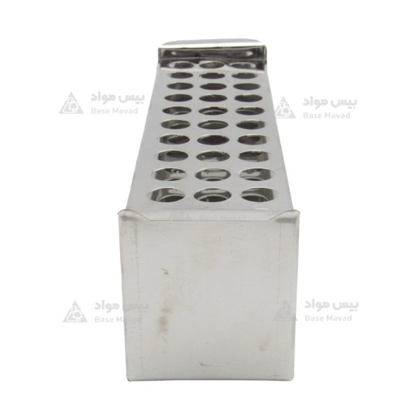 جا لوله استیل آزمایشگاهی 33 خانه - Image 2