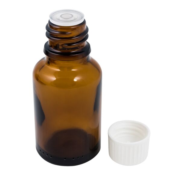 شیشه قطره چکان 30 سی سی با درب پلمپی نازل دار - Image 2