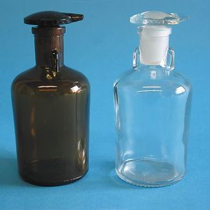 قطره چکان شیشه ای با سر خروسی یا خروسکی