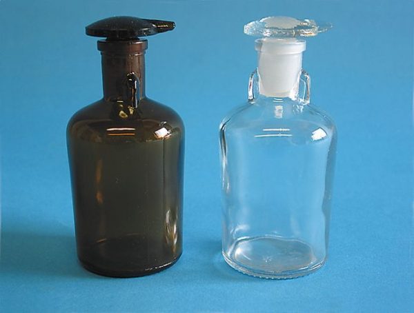 قطره چکان شیشه ای با سر خروسی یا خروسکی