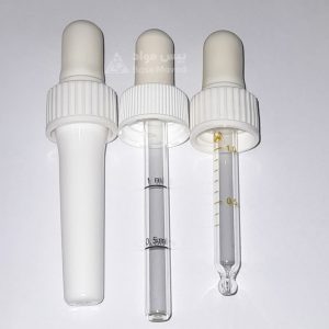میله قطره چکان شیشه ای بدون بطری